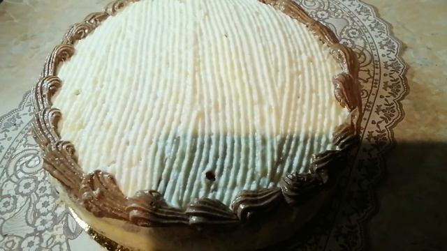 Бисквитный тортик, домашняя выпечка смотреть онлайн