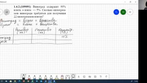 Математика ЕГЭ Задача про виноград и изюм