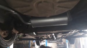 Ремонт ( замена ) глушителя на Fiat Albea