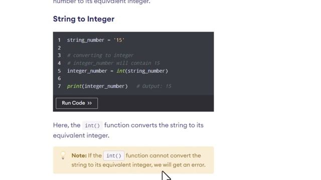 Data Type Conversion in Python