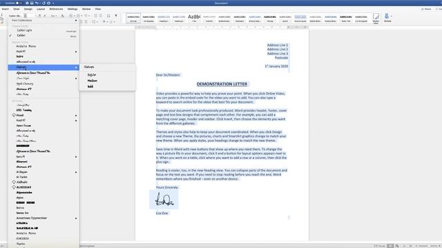 How to write a letter in Word | Microsoft Word Tutorial смотреть онлайн
