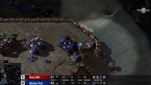 StarCraft II: Legacy of the Void Huk/MC vs. Snute/TLO - BlizzCon Exhibition Match 2 смотреть онлайн