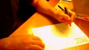Правильное положение при письме у левши