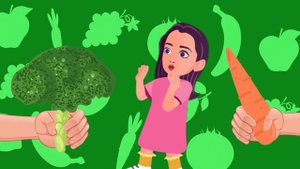Ням Ням Фрукты и Овощи Детские Песни | Yummy fruits & Vegetables | Kuku and Cucudu на русском