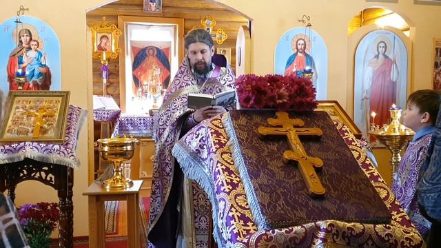 окончание Литургии (4 апреля 2021г.) смотреть онлайн