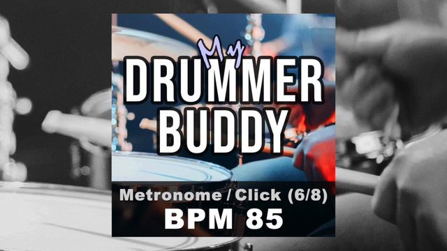 BPM 85 - Metronome 6/8 | Click, Shaker, Tambourine смотреть онлайн