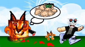 Я СТАЛ ШЛЁПОЙ УБИЙЦЕЙ! ПОЙМАЛ ВСЕХ И СДЕЛАЛ КУЧУ ПЕЛЬМЕШЕЙ! ROBLOX Escape from Floppa Killer