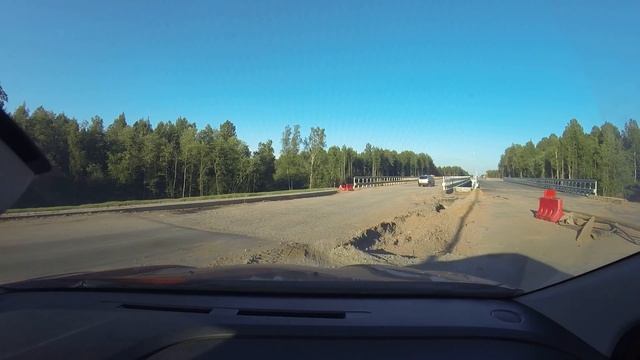 Строительство М11: состояние дороги Новоселицы — Папоротно на участке от М10 до М11