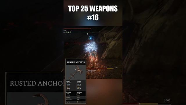 Top 25 Weapons In Elden Ring. 16 Rusted Anchor #eldenring  #eldenringgameplay