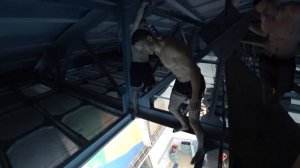 Прыжок из под купола бассейна \ 15 МЕТРОВ \ Проверка на пацана