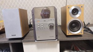 музыкальный центр Panasonic sa-mp19 шикарное звучание старых аудиосистем