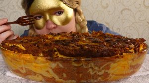 ASMR MUKBANG Лазанья Болоньезе Lasagna ASMR Eating Sounds No Talking Звуки Еды Мукбанг не Болталка