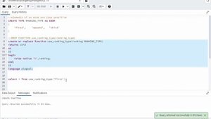 PostgreSql Enum: A Beginner's guide to Implement and Use ENUMS in a function.