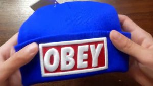 Синяя шапка Obey - Видео Обзор