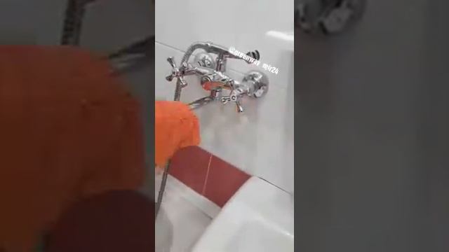 Как отполировать краны в ванной. Универсальная от Greenway? смотреть онлайн