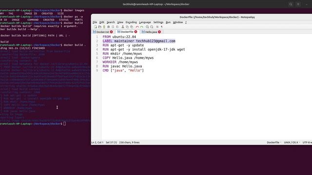 Session 8 : Dockerfile Example Part 1 #docker #dockercontainer#dockertutorial