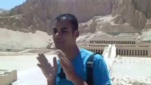 Храм царицы Хатшепсут в Дейр эль-Бахри в Луксоре معبد الملكة حتشبسوت