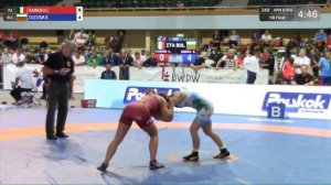 1/8 WW - 57 kg: C. RAINERO (ITA) v. B. DUDOVA (BUL)