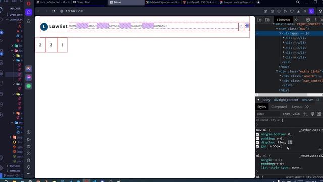 complete web design course: b9 e17 Figma to html part 5 responsive navbar design
