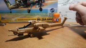 Сборка модели - МИ-28А (ZVEZDA)