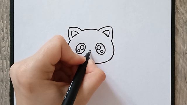 Как нарисовать котёнка