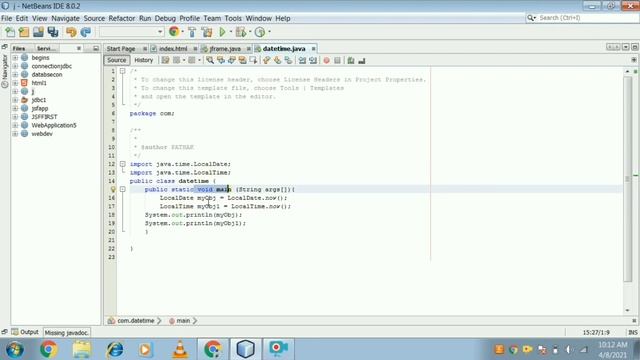 Date and Time in Java | Java tutorial for beginners