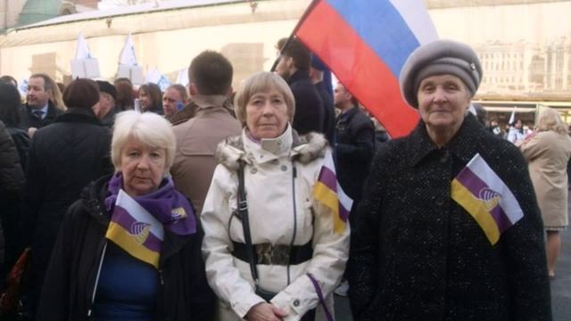 Митинг в Сакт-Петербурге 18.03.2015