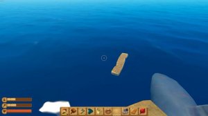 #2 ВЫЖИВАЕМ В ОКЕАНЕ c Cool Games спасемся от Акул строим Плот веселый летсплей игры RAFT от FGTV