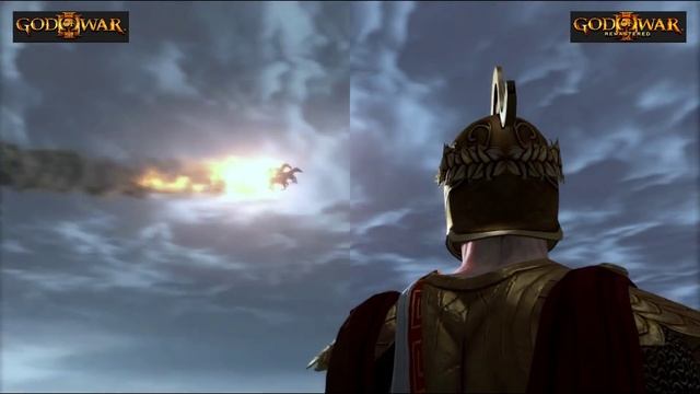God of War 3 PS4 Remastered Comparison VS God of War 3 PS3 - 60fps 1080p