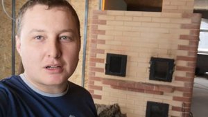 Отопление частного дома теплым полом от дровяной печи.