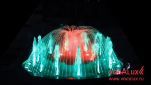 Классический парковый фонтан в Байконуре