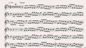 The Windmills of Your Mind Tenor Sax Clarinet Trumpet Backing Track and Sheet Music