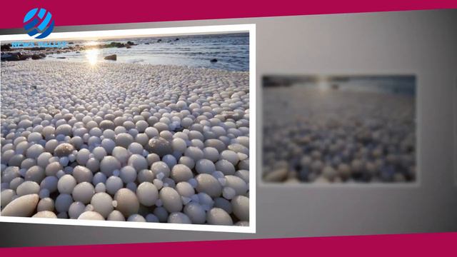সৈকত ভরে গেছে বরফ ডিমে || Ice eggs covered the beach || news valley смотреть онлайн