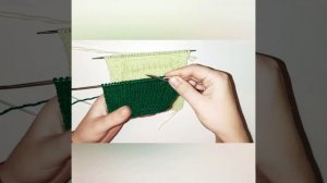 Вяжем спицами бесшовный накладной карман