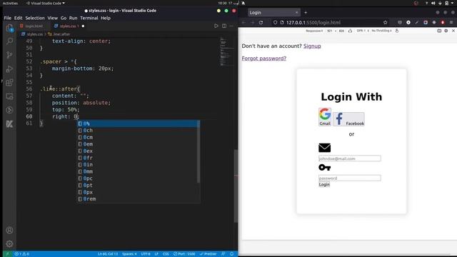 Design Login Page Using HTML And CSS | Responsive Login Form | CSS Tutorial 2021