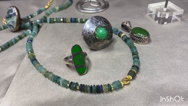 Украшения с зелеными камнями. Можно купить онлайн. Мой телефон 8 915 560 22 88