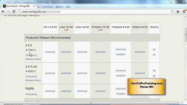 MongoDB Tutorial 2 Installing MongoDB on Windows смотреть онлайн