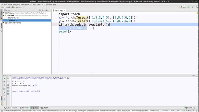 Pytorch Tutorial #3 - Die Grafikkarte nutzen