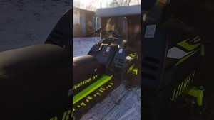 Как загрузить снегоход не на ходу в прицеп? один из способов