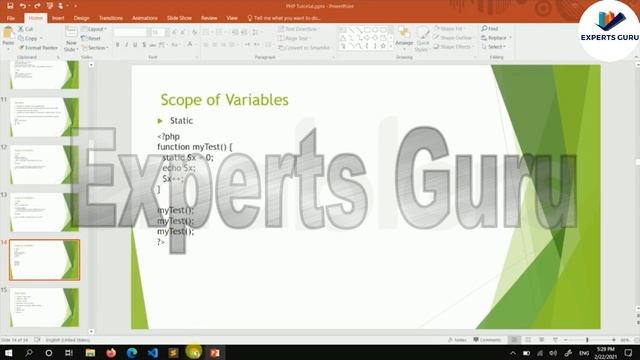 Defining Variables and Data Types in PHP Program 05 | Complete Course | Experts Guru