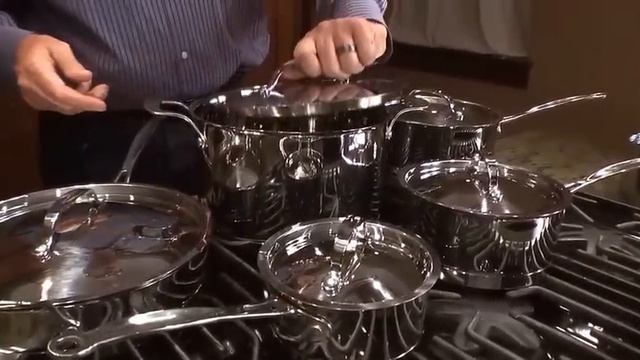 12 pc Acadian Stainless Steel Cookware Set from EarthChef by BergHOFF 3600145-2216361 смотреть онлайн