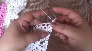 Платье для девочки крючком ГОДЕЦИЯ . Часть 2 - юбка и рюши. Dress for a little girl crochet