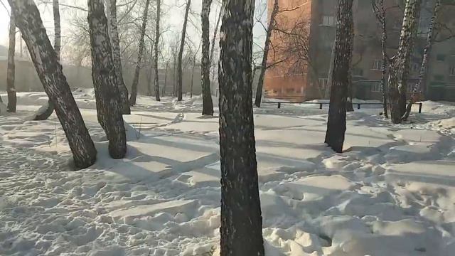 Февральские морозы.