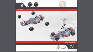 Vodafone McLaren Mercedes Pitstop Instructions | Probuilder | Anleitung | 3243 | MEGA Bloks |