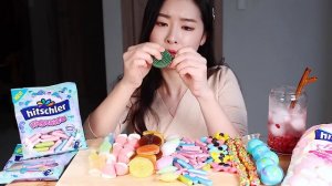 유명한 9가지 젤리 수수깡젤리 닉클립 왁스병캔디 리얼사운드먹방/THE WORLD'S FAMOUS 9KINDS OF JELLIES FEAST! Mukbang Eating Show