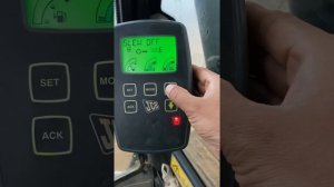 JS200/220 Monitor accessing procedure to check Machine status