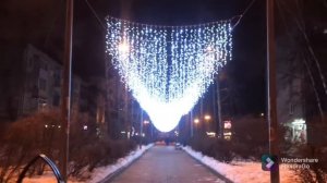 Предновогодний город Уссурийск / Самые красивые новогодние города России