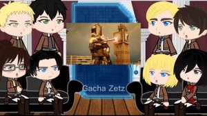 AOT/Attack On Titan react to Skibidi Toilet Multiverse Part 1