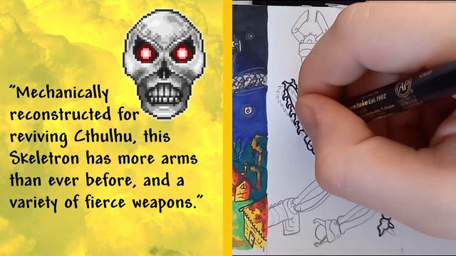 Terraria DRAWING - Skeletron Prime смотреть онлайн