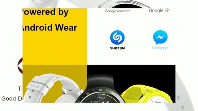 Beautiful Ticwatch E Heart Rate Monitor GPS Sports Smart Watch Android Wear OS смотреть онлайн